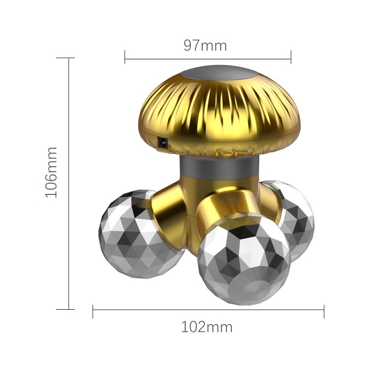 Máy massage 3 chân mini kim cương