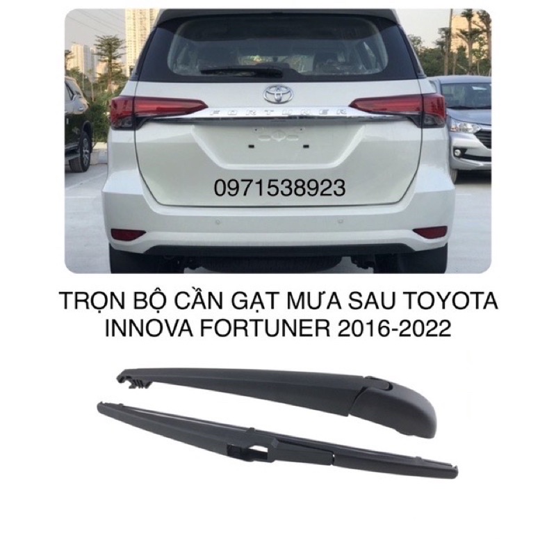 TRỌN BỘ CẦN GẠT MƯA SAU TOYOTA INNOVA FORTUNER 2016-2022 cao cấp giá rẻ 85241-0K040