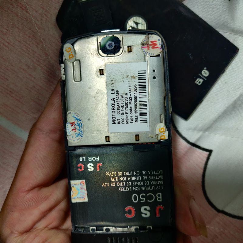 Xác motorola L6 treo boot loader