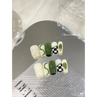 Nail box xanh