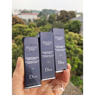 [Nội địa Pháp] Son Dior 999 satin fullsize, fullbox