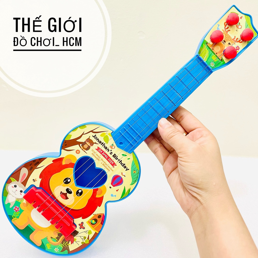 [MỚI - ĐẸP - 50 CM] Đồ chơi trẻ em đàn guitar hình chú vịt vàng dễ thương dành cho bé thích âm nhạc, ca hát, đàn ghita