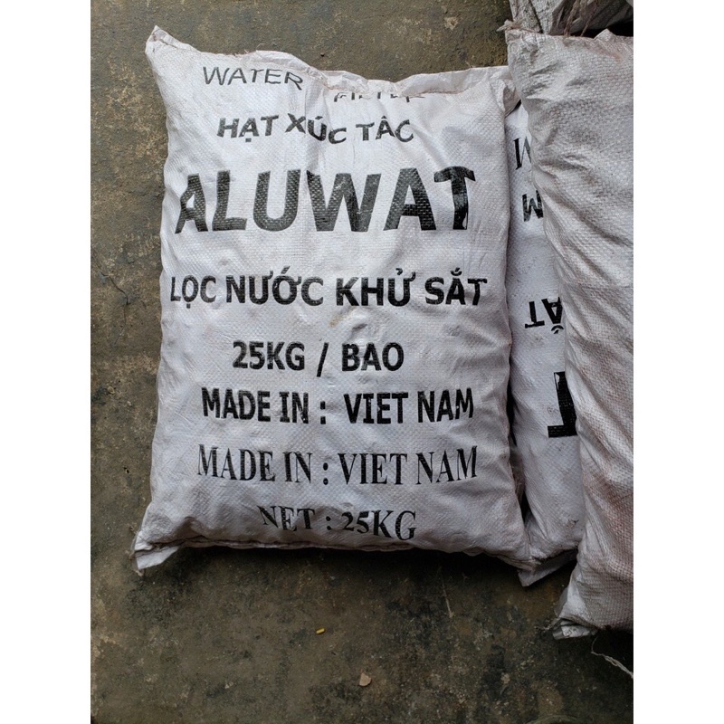 Hạt xúc tác lọc nước aluwat - 1kg hạt aluwat dùng trong lọc nươc