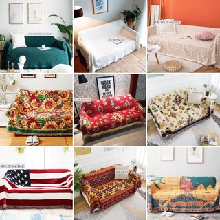 Khăn phủ sofa, thảm sofa, thảm vintage họa tiết thổ cẩm, hàng cao cấp loại 1
