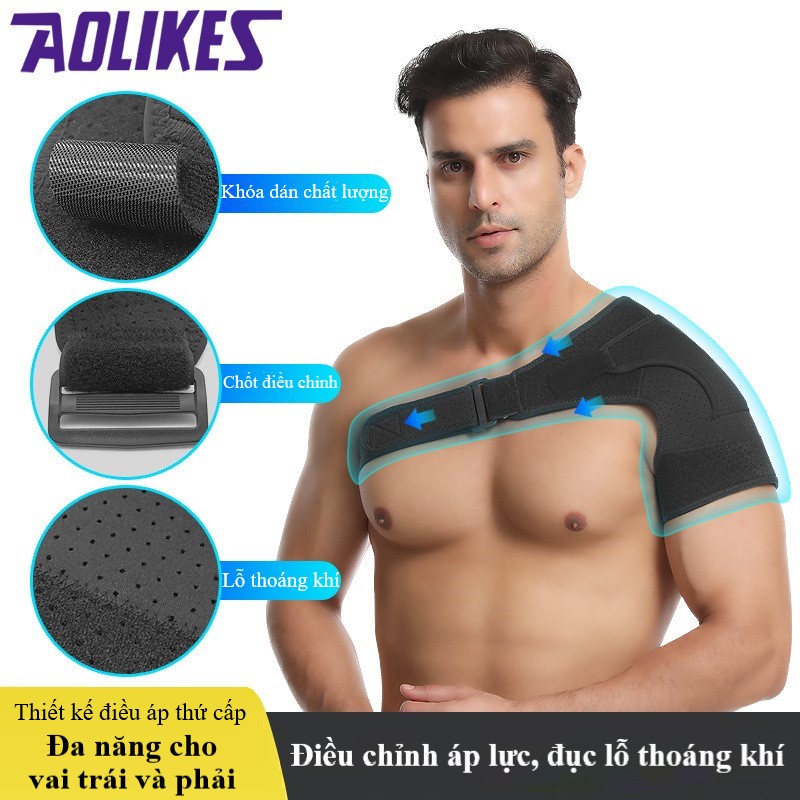 Đai đệm bảo vệ, cố định vai AOLIKES-1692 ( 1 cái)