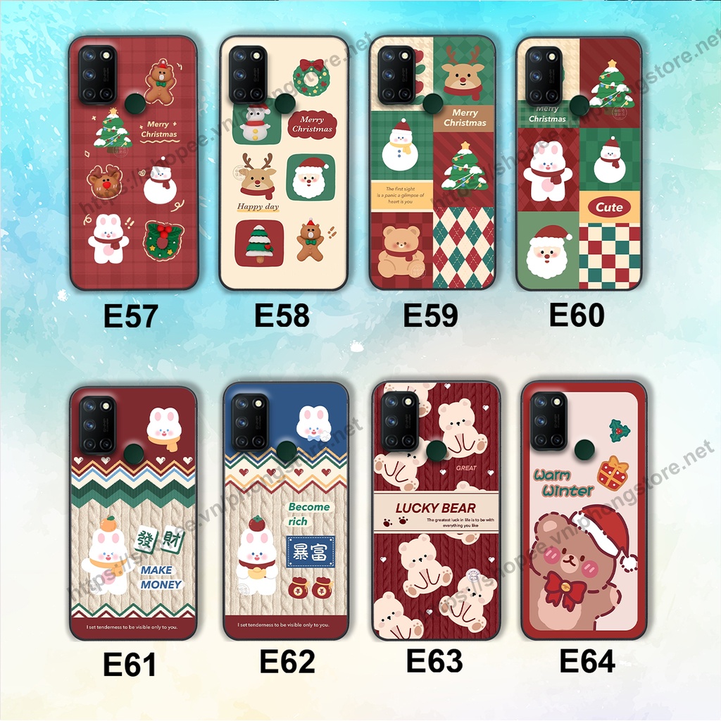 Ốp lưng Realme C12 / Realme C15 / Realme C17 / Realme 7I gấu hoạt tiết hoạt hình giá rẻ cute