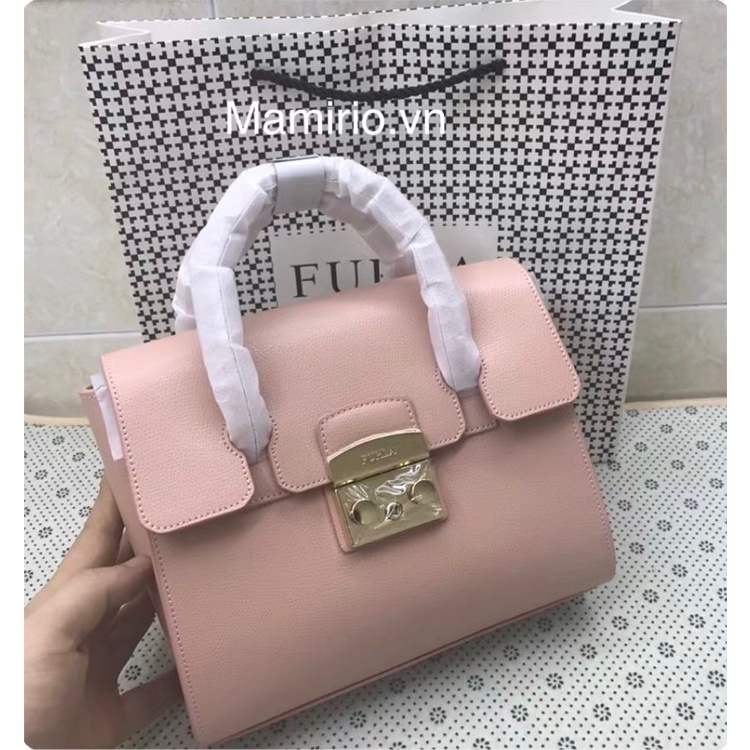 Túi Nữ FL Metropolis Satchel Size 24cm màu hồng hangd xuất