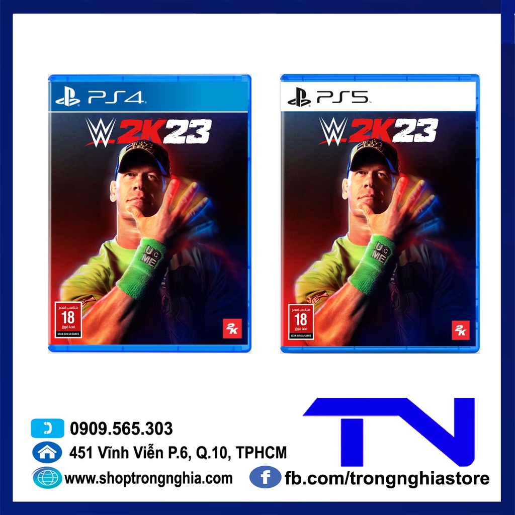 WWE 2K23 - Đĩa game PS4 & PS5