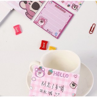 Giấy note gấu dâu giấy note gấu lotso