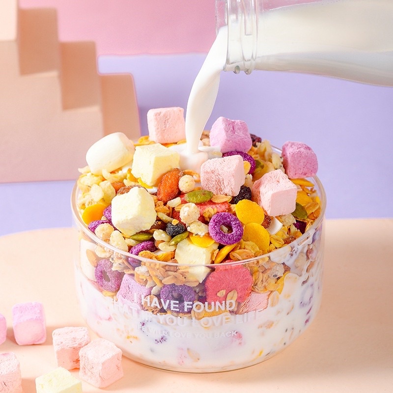 Ngũ Cốc Sữa Chua Mix Hoa Quả Mới 400gr - Ăn Vặt 492