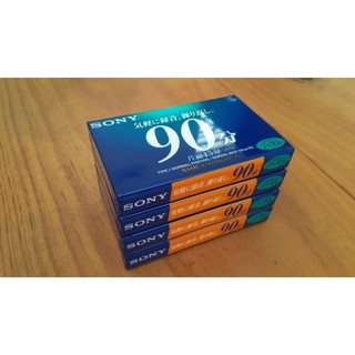 Băng cassette sony 90 - hàng mới nguyên seal nhật bản