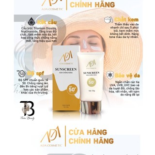 Kem chống nắng ada group giúp bảo vệ da khỏi các tác hại tia uv