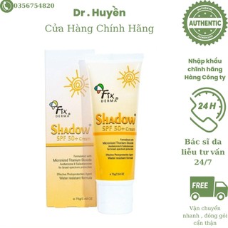 Kem chống nắng fixderma shadow cream spf 50+ 75g
