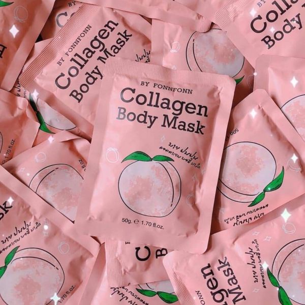 1 Gói Mặt Nạ Ủ Tắm Trắng Da Trái Đào Thái Lan Collagen Body Mask by Fonn Fonn Thái Lan 50gram | BigBuy360 - bigbuy360.vn