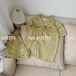 [4 Mẫu] Bộ Pijama Cộc Đùi Basic Chất Lụa Ngọc Trai