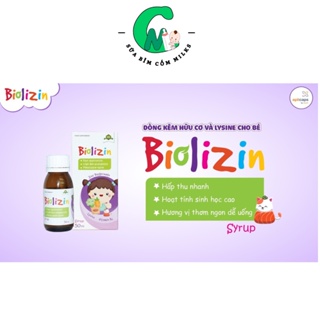 Kẽm cho bé Biolizin Kẽm zinc Lysine cho bé Kẽm cho bé biếng ăn Vitamin b6