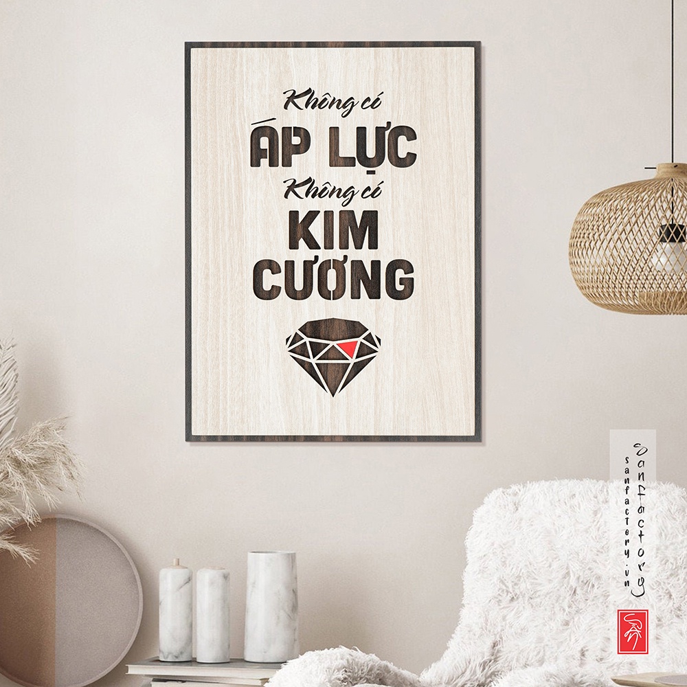 Tranh động lực SAN-TR49: Không có áp lực không có kim cương