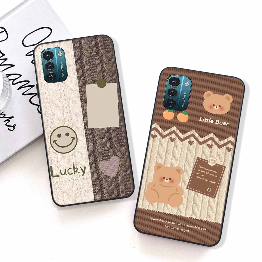 Ốp lưng Nokia G11/G21 / G11 Plus / C21 Plus / C31 in hình họa tiết len Lucky Bunny,Bear,Smile