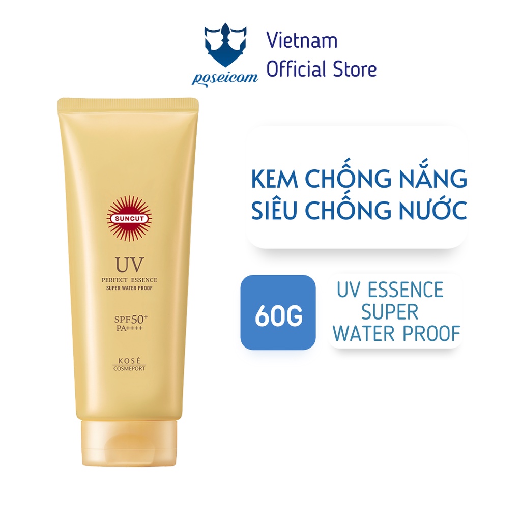 Kem Chống Nắng Kose Suncut Super Water Proof SPF50 PA++++ Chống Nắng Siêu Chống Trôi Chống Nước