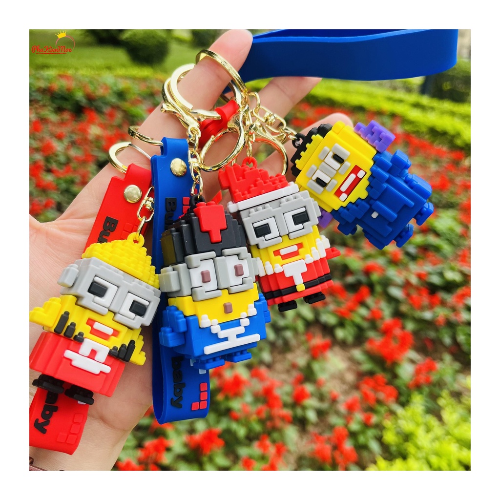 Móc Khóa Đẹp Cute hình thú hoạt hình dễ thương phụ kiện Túi Xách -PhuKienMoe