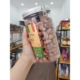 Hạt điều rang muối còn lụa Bình Phước loại chuẩn 450g