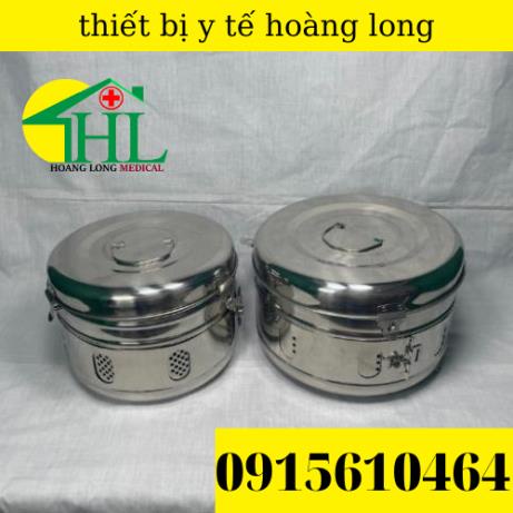 Hộp hấp dụng cụ, hộp hấp y tế, hộp hấp tiệt trùng, hộp hấp inox các size