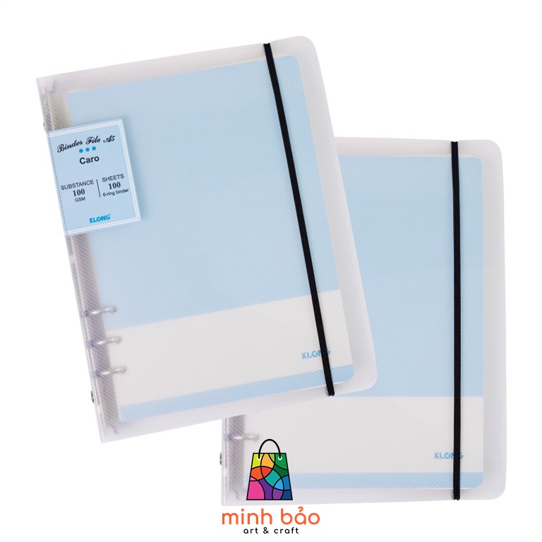 SỔ KLONG CARO mm / KẺ NGANG NÉT ĐỨT KẸP CÒNG SẮT A5 100 TỜ 100/76