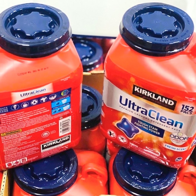 VIÊN GIẶT QUẦN ÁO KIRKLAND ULTRA CLEAN (152 VIÊN)