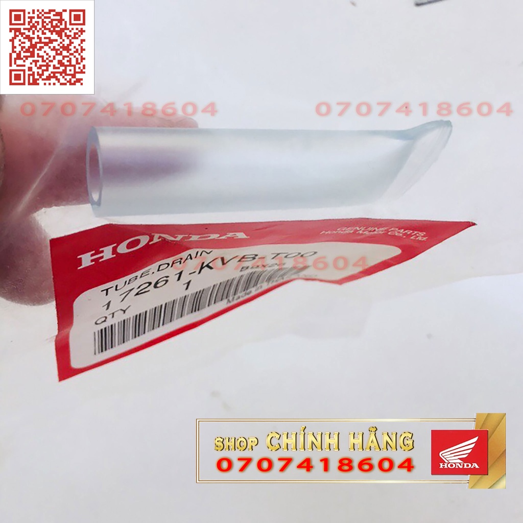 ỐNG XẢ CẶN BẦU LỌC KHÍ CHÍNH HÃNG HONDA CLICK125i (2012) Thái Lan | 17261-KVB-T00 7