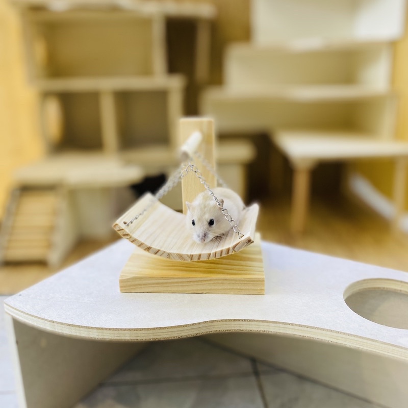 Xích đu gỗ vòm cho Hamster