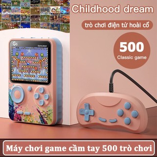G5 Bảng điều khiển trò chơi cầm tay 500 trong 1 trò chơi Mini di động Red Series Game Máy