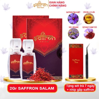 Nhụy Hoa Nghệ Tây SAFFRON SALAM 2 hộp 1Gram/hộp
