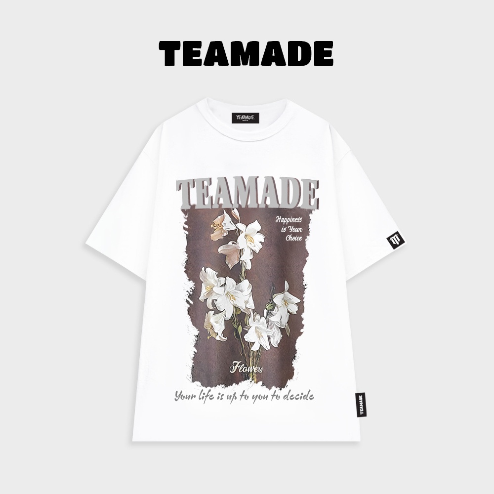 Áo thun nam nữ local brand unisex Teamade Flower Tee phông trơn tay lỡ oversize chất liệu cotton fullbox - LOCAL BRAND