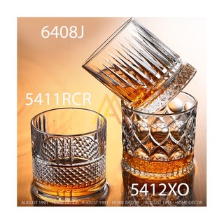 Ly thủy tinh pha lê uống nước, ly whisky, ly rượu mạnh, ly rock sang trọng