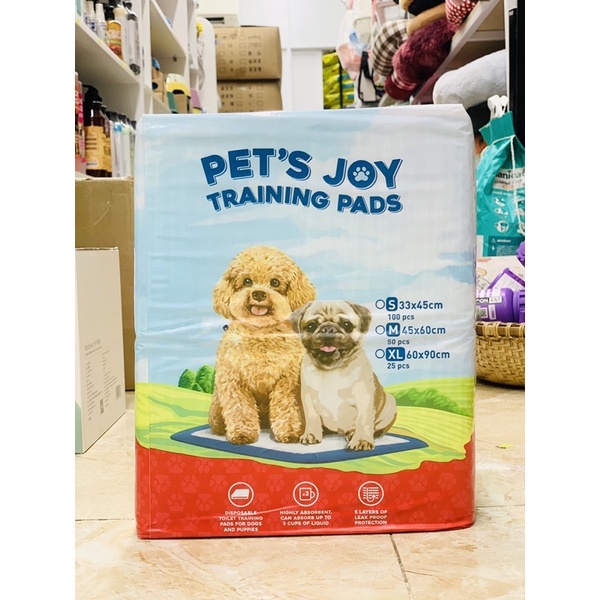 Tã lót thấm hút nước tiểu cho chó mèo Pet Joy Pet Diapers 3 kích cỡ