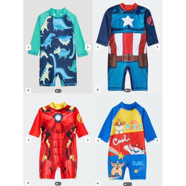 Đồ bơi bé trai săn sale Matalan Uk