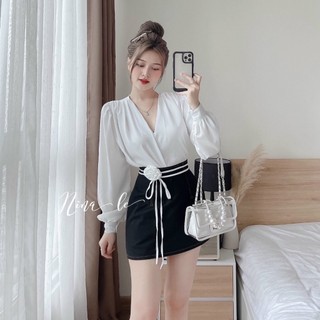 Sét đồ nữ thiết kế cá tính nổi bật 2 màu lựa chọn