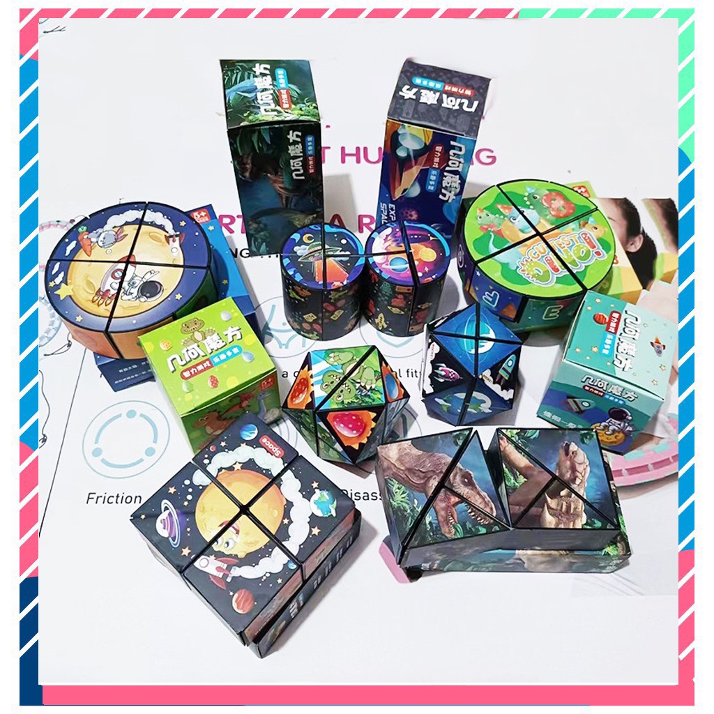 Rubik 3D Vũ trụ không gian vô cực Rubic 1x2x3, 1x3x3, 2x2x3, 2x3x3, Kilominx, Kibiminx, Pandora, Cylinder, Wind Mirror