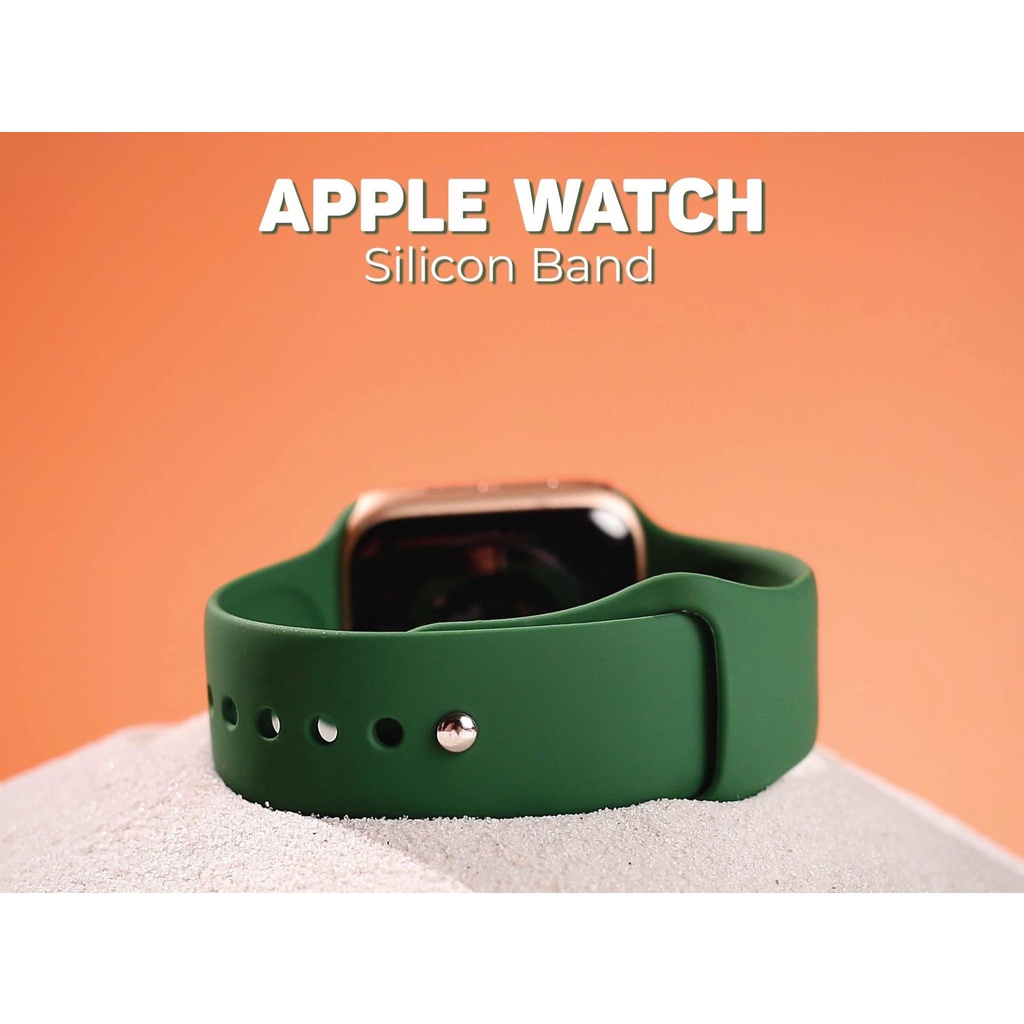 Dây cao su thay thế dành cho series 8 7 SE 6 5 4 3 2 1 size 49mm 45mm 44mm 42mm 41mm 40mm 38mm