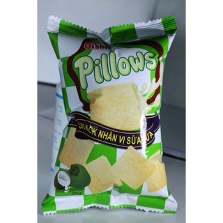 Combo 5 gói pillows snack nhân socola và sữa dừa 18g