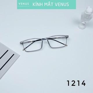 Gọng Kính Cận Nhựa Dẻo VENUS Dáng Mắt Vuông 1214 - Lắp Mắt Cận Theo Yêu Cầu