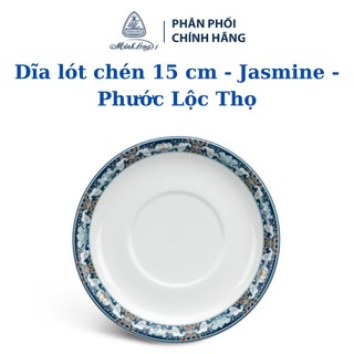 Dĩa lót 15cm Jasmine Phước Lộc Thọ - Gốm sứ cao cấp Minh Long