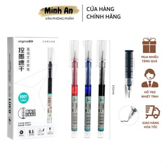Bút Gel mực nước Muji, bút mực nét ngòi 0.5mm viết đẹp, trơn đều màu