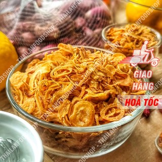 Hành Phi Hành Tím Sấy Giòn (Hành Y Nguyên Lát) Túi 500Gram