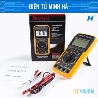 Đồng hồ vạn năng dt9208a, đồng hồ đo điện vạn năng, đồng hồ đo điện tử, dt9208a.
