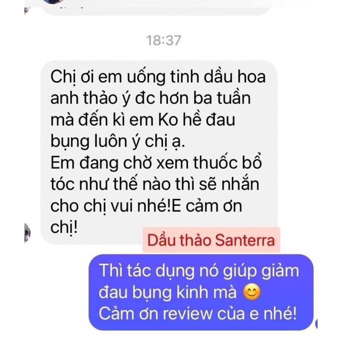 Dầu hoa Anh Thảo Santerra nhập khẩu Pháp, hộp 200 viên