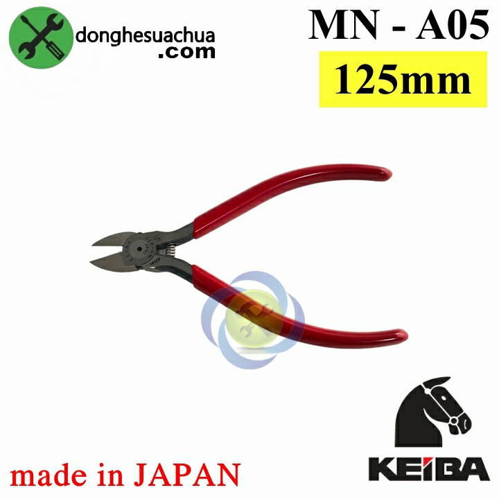 Kìm cắt điện tử 125mm KEIBA MN-A05 Nhật Bản