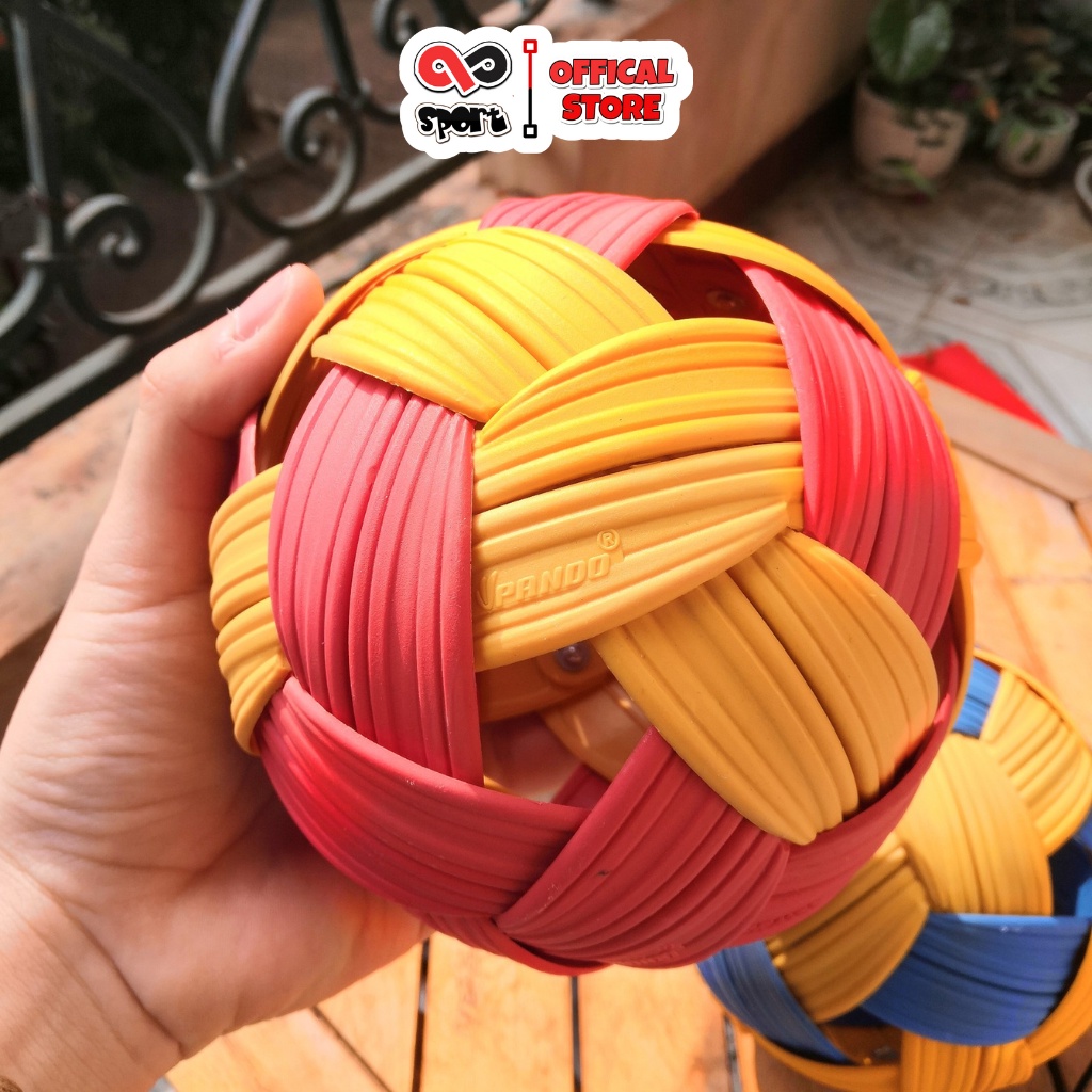 Trái, Quả Cầu Mây Thể Thao Pando  Nhựa Tổng Hợp Cao cấp Với Độ Dẻo Cao Tiêu Chuẩn Tập Luyện Và Thi Đấu_Nhiều Màu