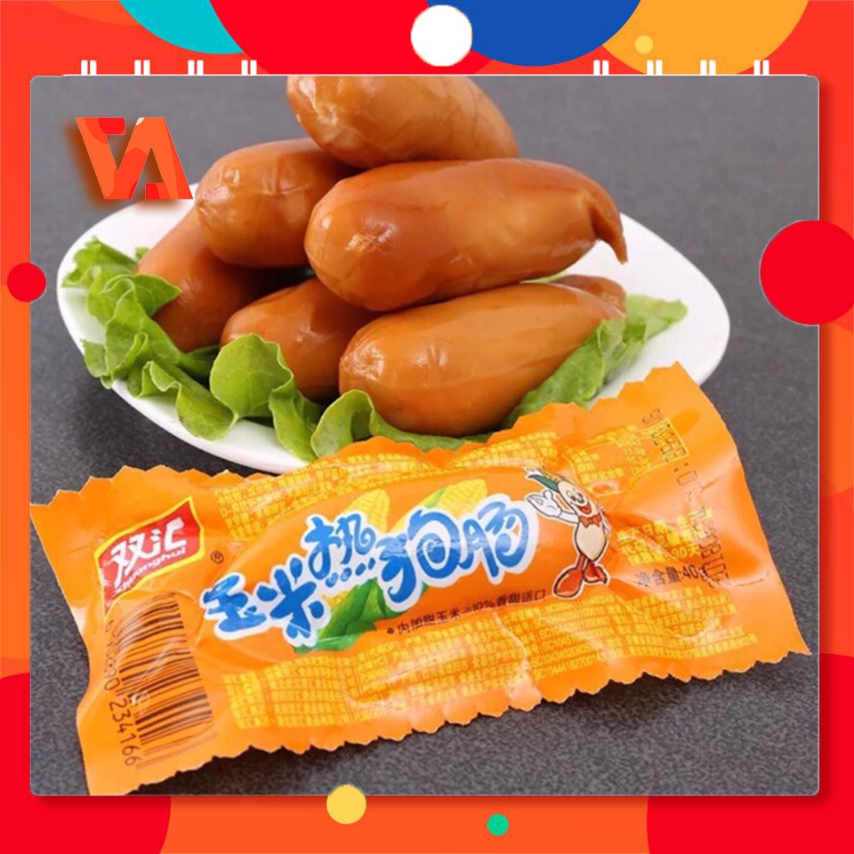 Sỉ Thùng 60 cái Xúc Xích Ngô - Xúc Xích Cay Siêu Ngon