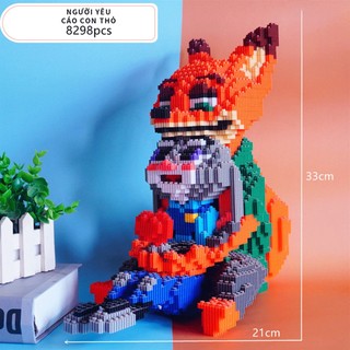 Đồ chơi xếp hình 3D Cảnh sát Zootopia